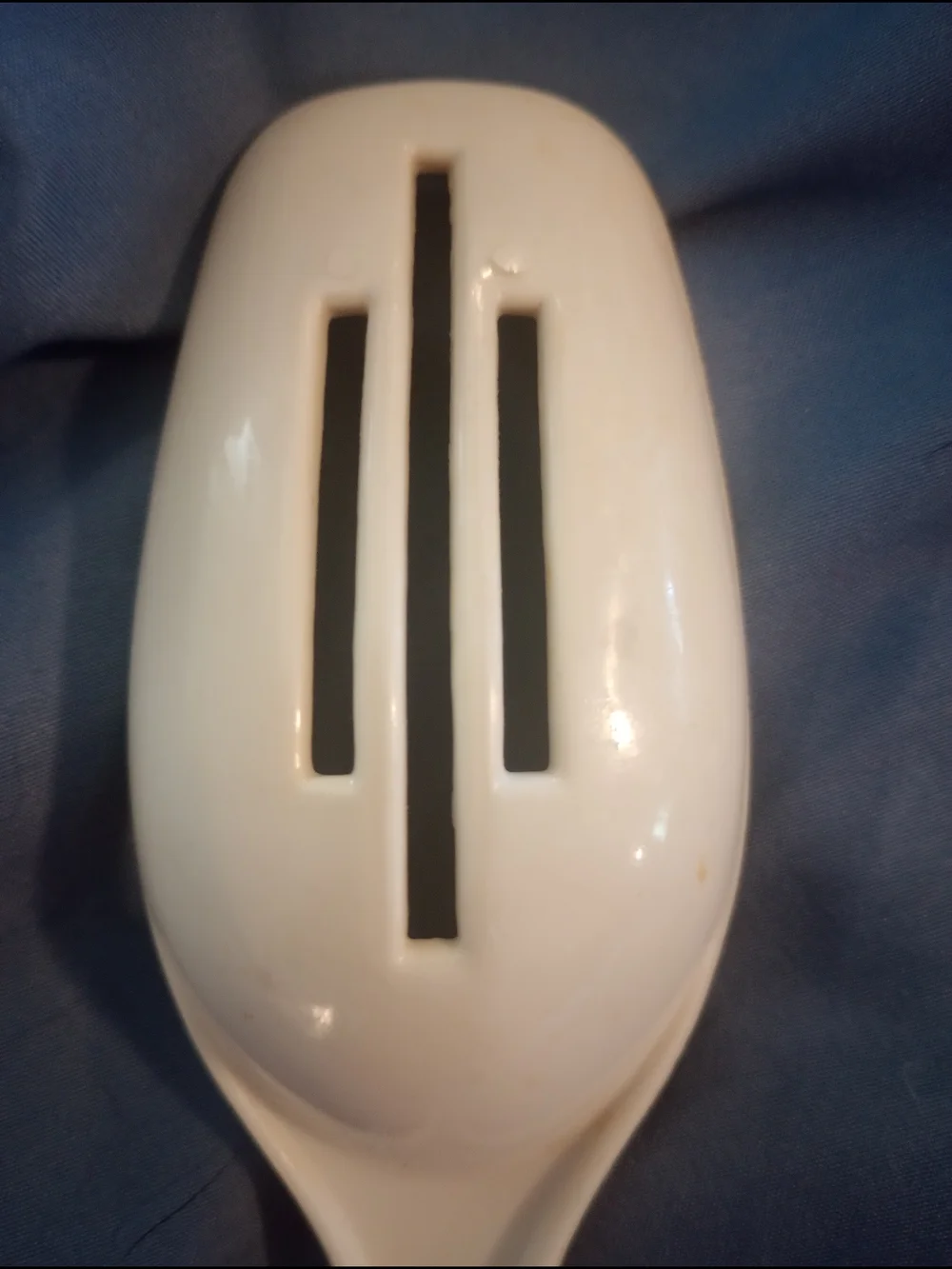 Vintage Foley Melamine Slotted Spoon
